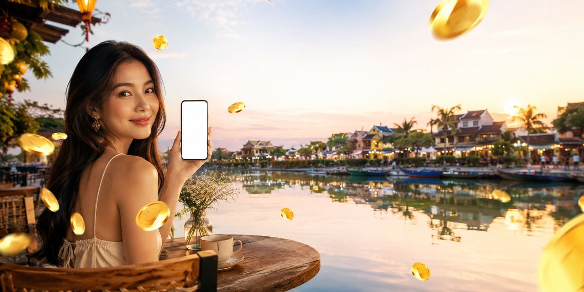 Người chơi thư giãn xem thông tin khuyến mãi 789k tại Hội An