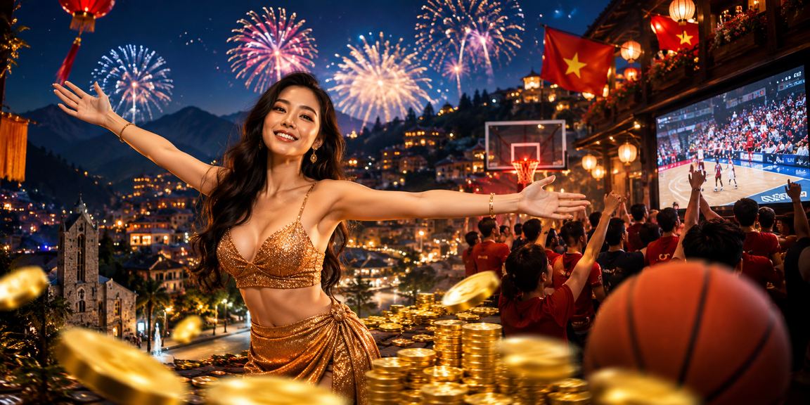 Không khí lễ hội bóng rổ tại Sapa với người dùng theo dõi và đặt cược trên điện thoại di động